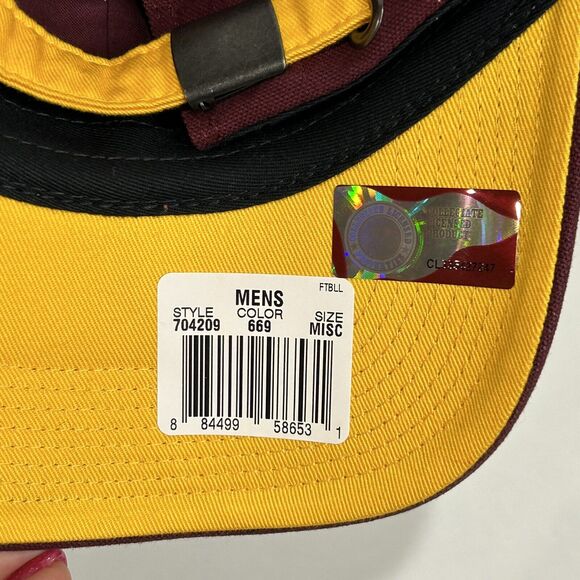 Minnesota Golden Gophers Nike Heritage86 Relaxed-Fit Strapback Hat Cap One Size - Picture 7 of 8